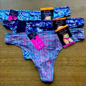 Set of 3, Maiden Form Sports Thong